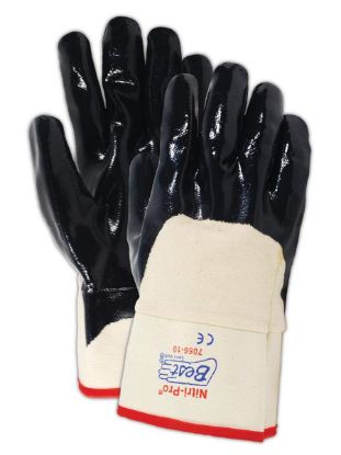 Picture of Showa® Dispose Nitrile-Coated-White W/Navy  Dz6 Part# - 7066R-09