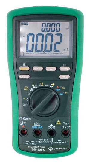 Picture of Greenlee® Dmm  Trms  Ac/Dc Cap Temp Part# - Dm-820A