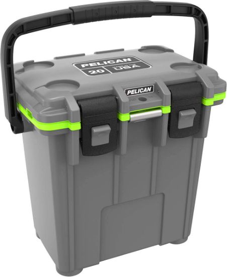 Picture of Pelican™ Im 20Qt Elite Cooler Dkgry/Egrn Part# - 20Q-1-Dkgryegrn