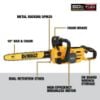 Picture of Dewalt® Dw 60V 18In Chainsaw Bare Part# - Dccs672B