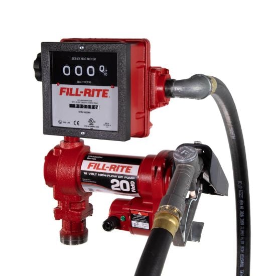 Picture of Fill-Rite 20 Gpm 12V Dc Pump Kit With 807C Gallon Meter Part# - Fr4211H