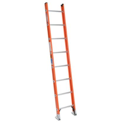 Picture of Werner 8Ft Type Ia Fiberglass D-Rung Straight Ladder D6 Part# - D6208-1