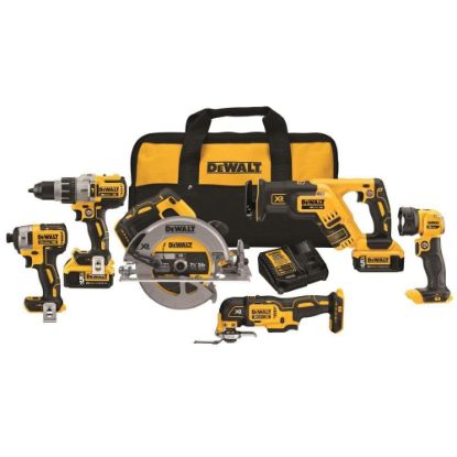 Picture of Dewalt® 20V Max Xr Li-Ion 6-Toolcombo Kit Part# - Dck694P2