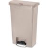 Picture of Rubbermaid Commercial Slim Jim Step-On - 50L/13G Resin Frt Step Beig Part# - 1883458