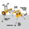 Picture of Dewalt® Heavy-Duty Rolling Tablesaw Stand Part# - Dw7440Rs