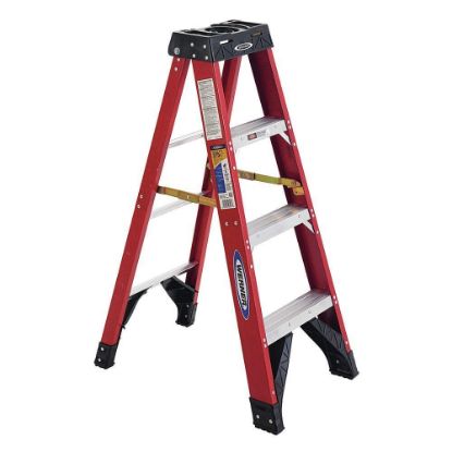 Picture of Werner 4Ft Type Iaa Fiberglassstep Ladder 6304 Part# - 6304