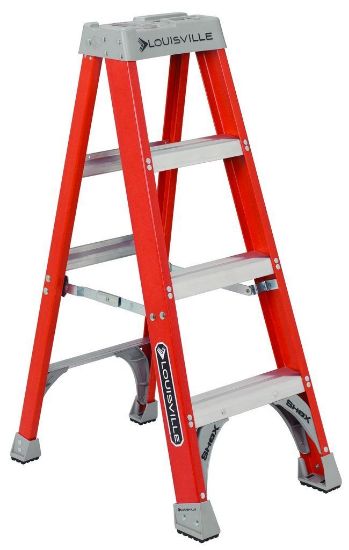 Picture of Werner 4Ft Type Ia Fiberglass Step Ladder 6204 Part# - 6204