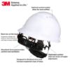 Picture of 3M™ Hard Hat Wht Vent Ratchet Suspension W Uvicator Part# - 7100239984