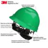 Picture of 3M™ Hard Hat Grn Ratchet Suspension W Uvicator Part# - 7100239994