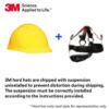 Picture of 3M™ Hard Hat Org Ratchet Suspension W Uvicator Part# - 7100239998