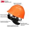 Picture of 3M™ Hard Hat Org Ratchet Suspension W Uvicator Part# - 7100239998