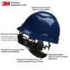 Picture of 3M™ Hard Hat Navy Blue Ratchet Suspension W Uvicator Part# - 7100240005