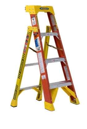 Picture of Werner 4Ft Type Ia Fiberglass Leaning Ladder L6204 Part# - L6204