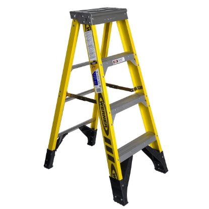 Picture of Werner 4Ft Type Iaa Fiberglassstep Ladder 7304 Part# - 7304