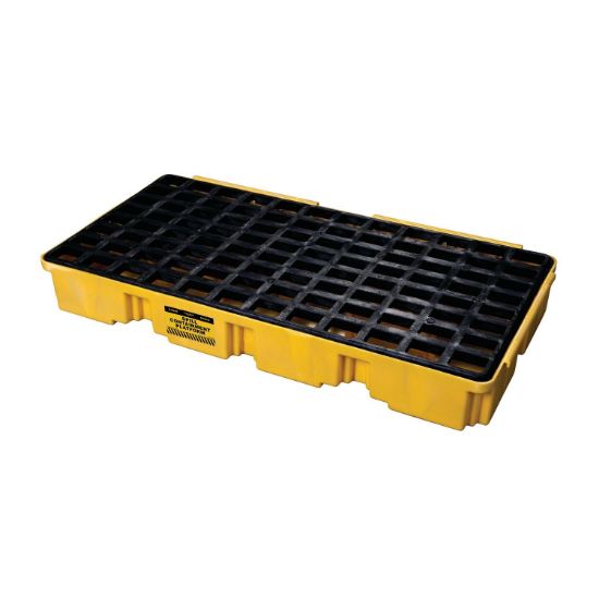 Picture of Eagle 2 Drum Modular Platform-Yellow W/Drain Part# - 1632D