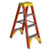 Picture of Werner 4Ft Type Ia Fiberglass Twin Ladder T6204 Part# - T6204