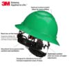 Picture of 3M™ Fullbrimhardhat Grn Ratchet Suspension Wuvicator Part# - 7100240032