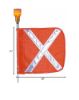 Picture of Checkers Wrng Whip10'Light12" Orange Flagwht Xsplit Part# - Fs10Xl-Spqd-O