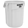 Picture of Rubbermaid Commercial Brute Cont Branded W/O Lid 20G/76L Wht Part# - Fg262000Wht