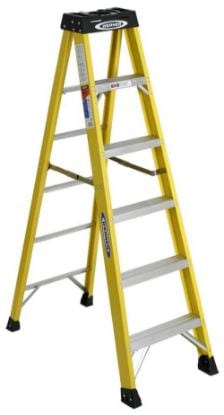 Picture of Werner 6Ft Type Ia Fiberglass Step Ladder 6106 Part# - 6106