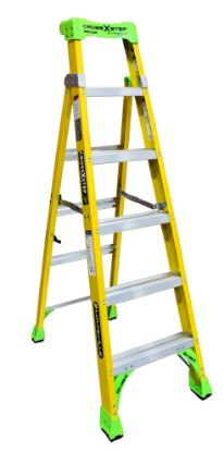 Picture of Louisville Ladder® Cross Step Fg. Ladder T-Iaa 06 Part# - Fxs1406Hd