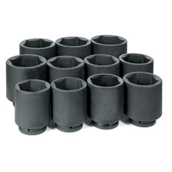 Picture of Grey Pneumatic 1" Dr. 11 Pc. Deep Metric Set 76Mm To 115Mm Part# - 9011Md