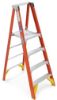 Picture of Werner 10Ft Reach Height Fiberglass Platform Ladder 4Ft Part# - P6204