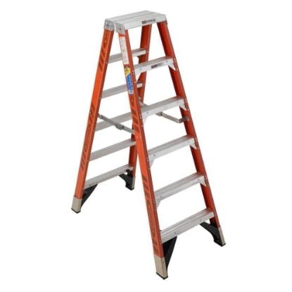 Picture of Werner 6Ft Type Iaa Fiberglasstwin Ladder T7406 Part# - T7406