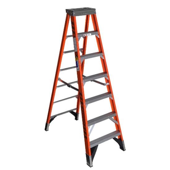 Picture of Werner 7Ft Type Iaa Fiberglassstep Ladder 7407 Part# - 7407