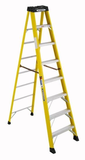 Picture of Werner 8Ft Type Ia Fiberglass Step Ladder 6108 Part# - 6108