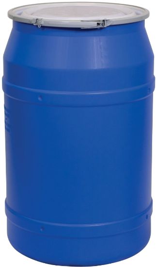 Picture of Eagle 55 Gal Lab Pack Drum Blue W/Met Lever Lock Ring Part# - 1656Mb