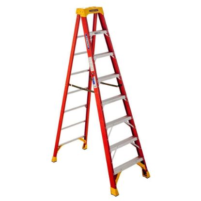 Picture of Werner 8Ft Type Ia Fiberglass Step Ladder 6208 Part# - 6208