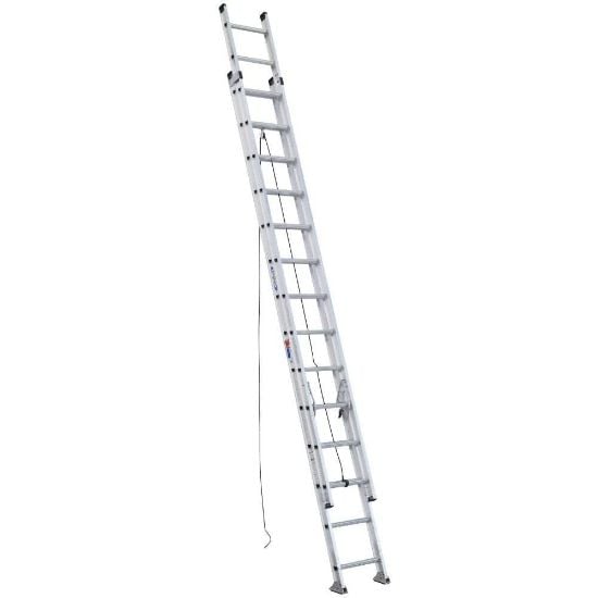 Picture of Werner 28Ft Type Ia Aluminum D-Rung Extension Ladder D1 Part# - D1528-2