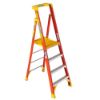 Picture of Werner 10Ft Reach Height Fiberglass Podium Ladder 4Ft T Part# - Pd6204