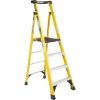 Picture of Werner 10Ft Reach Height Fiberglass Podium Ladder 4Ft T Part# - Pd7304