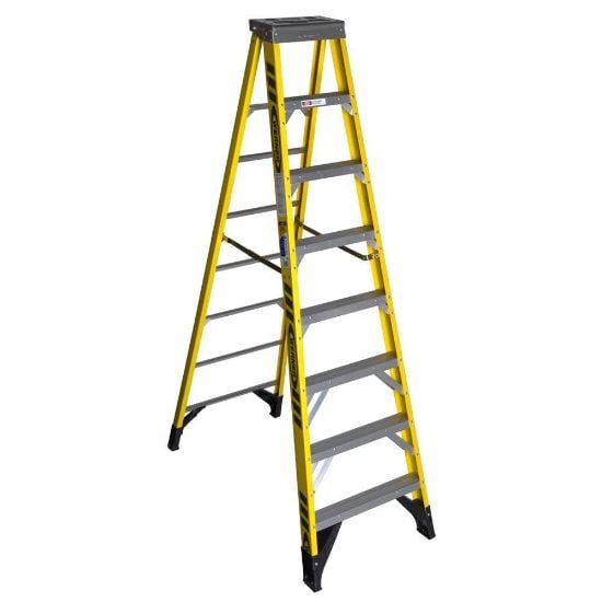 Picture of Werner 8Ft Type Iaa Fiberglassstep Ladder 7308 Part# - 7308