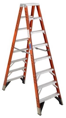 Picture of Werner 8Ft Type Iaa Fiberglasstwin Ladder T7408 Part# - T7408