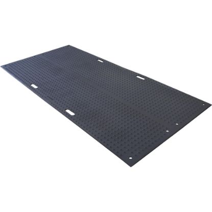 Picture of Checkers Ground Protectiontrakmat44.5"X8'Blk90 Ton Part# - Tm4496-B