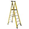 Picture of Werner 12Ft Reach Height Fiberglass Podium Ladder 6Ft T Part# - Pd7306