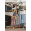 Picture of Werner 12Ft Reach Height Fiberglass Podium Ladder 6Ft T Part# - Pd6206