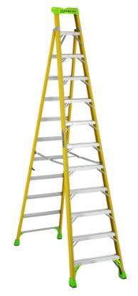 Picture of Louisville Ladder® Cross Step Fg. Ladder T-Iaa 12 Part# - Fxs1412Hd