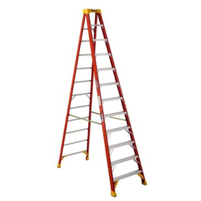 Picture of Werner 12Ft Type Ia Fiberglassstep Ladder 6212 Part# - 6212