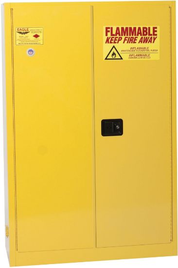 Picture of Eagle 45-Gal. Safety Storage Cabinet Yellow-2-Do Part# - 4510X