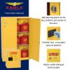 Picture of Eagle 45-Gal. Safety Storage Cabinet Yellow-2-Do Part# - 4510X