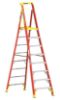 Picture of Werner 14Ft Reach Height Fiberglass Podium Ladder 8Ft T Part# - Pd6208