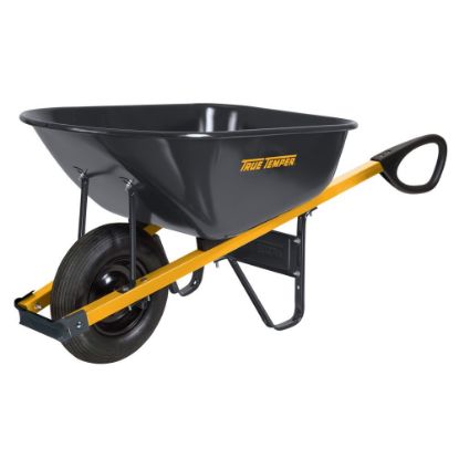 Picture of True Temper 6 Cu Wheelbarrow With Total Control Handles Part# - R6Tc14