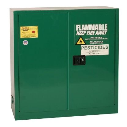 Picture of Eagle 30 Gal Pesticide Safetycabinet -Self Close Part# - Pest3010X