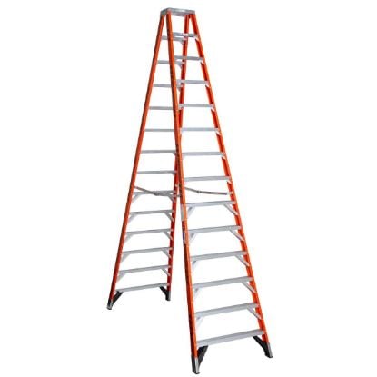 Picture of Werner 14Ft Type Ia Fiberglasstwin Ladder T7414 Part# - T7414