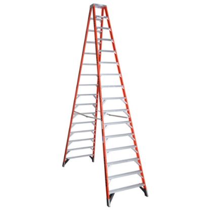 Picture of Werner 16Ft Type Ia Fiberglasstwin Ladder T7416 Part# - T7416