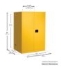 Picture of Eagle 90 Ga Flammble Liquid Safety Storage Cabinet Yel Part# - 9010X